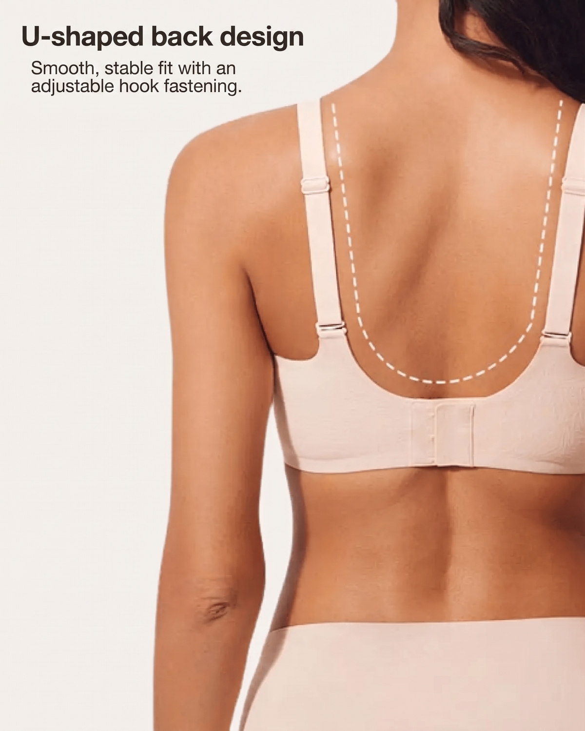 Eleanor Seamless Comfort Bra – U-shaped back design
