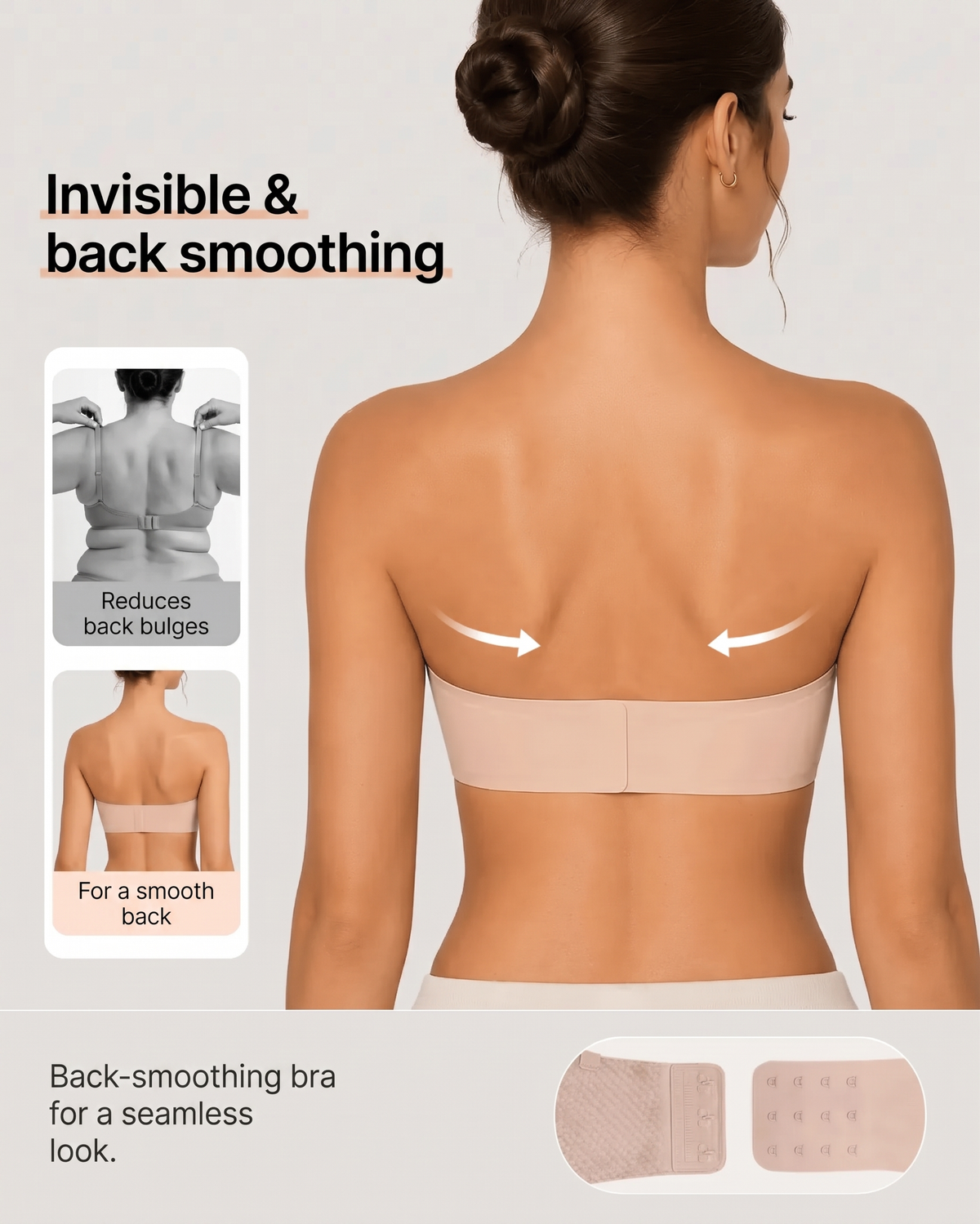 Stella Strapless Comfort Bra – invisible and back smoothing